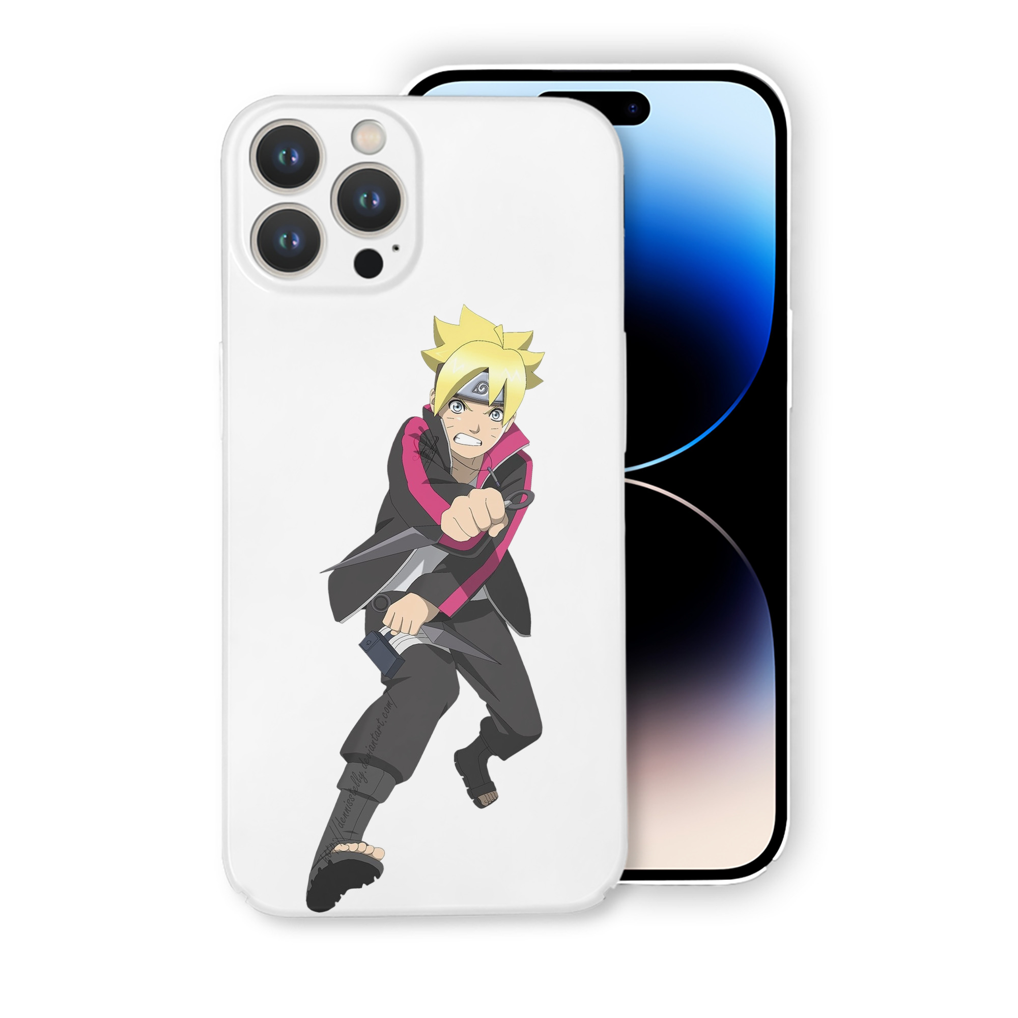 （画像用） NARUTO -ナルト- うずまき ボルト Uzumaki Boruto 【iPhone 14シリーズ対応】ハードケース